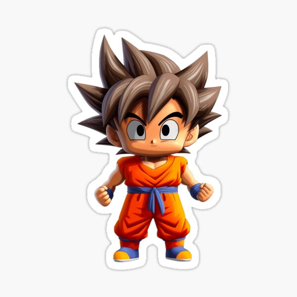 Adesivo Goku Baby Dragon Ball 10cmx15cm Geek Nerd Desenho