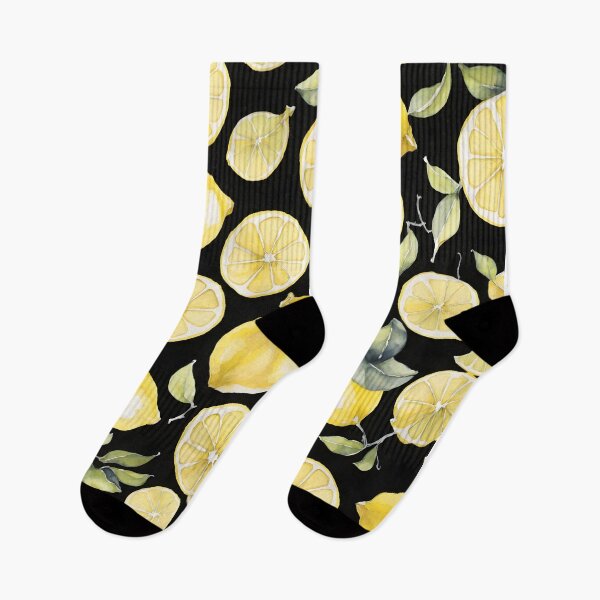Item preview, Yellow Watercolor Lemon Slices Pattern designed and sold by QuantumPalette.