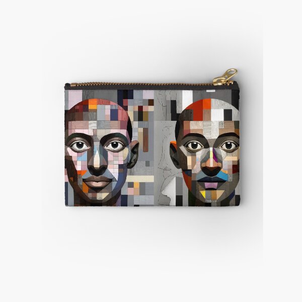 Item preview, Abstract Faces - Colorful Digital Design designed and sold by well3eyond.