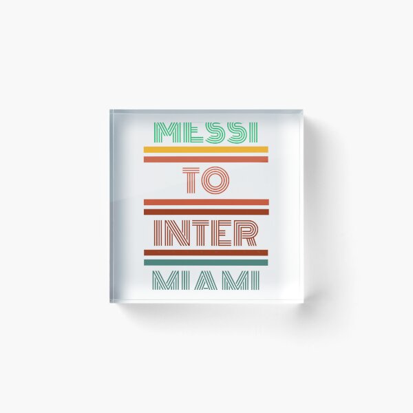 Item preview, Leo Messi to Inter Miami Sticker designed and sold by AlgerAlvarez.