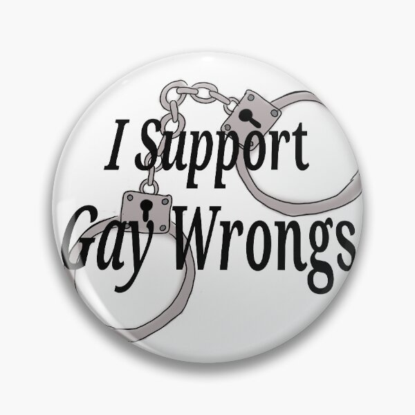 Item preview, I Support Gay Wrongs Plain designed and sold by SoMadSketches.