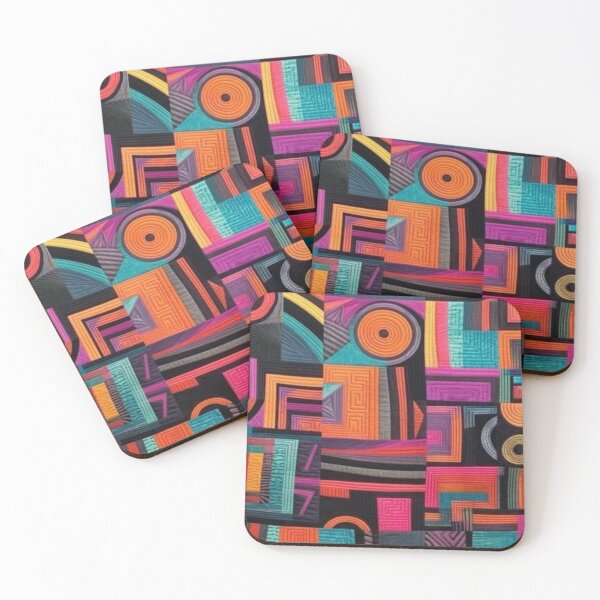 Item preview, Vibrant Abstract African Textile Pattern designed and sold by GoeCentric.
