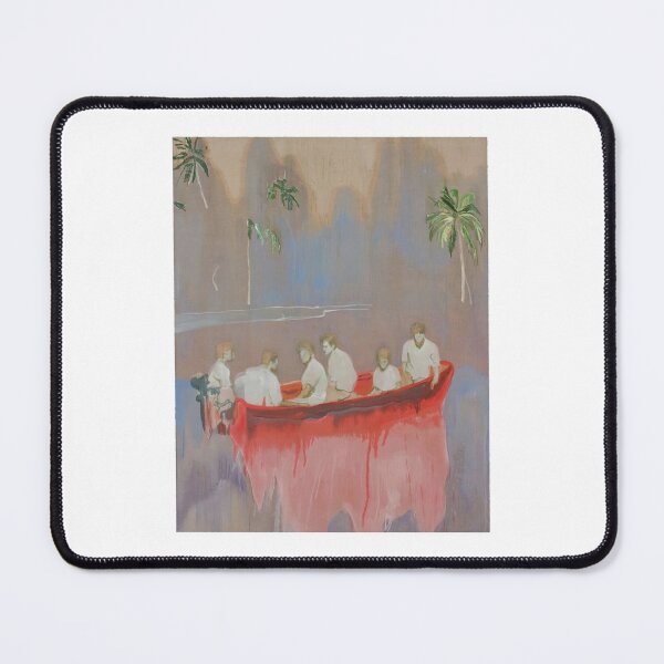 Item preview, Peter Doig Figures in Red Boat Active designed and sold by UpAbovePrints.