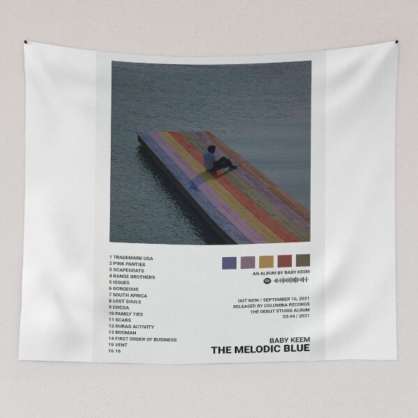 Item preview, The Melodic Blue Alternative Musician Poster designed and sold by teksulentu.