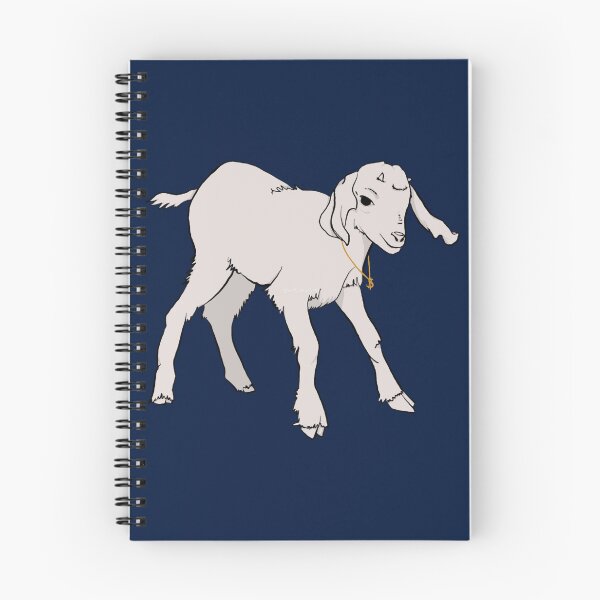Item preview, Baby goat with bling dollar sign symbol necklace (gold) designed and sold by jasonnewt.