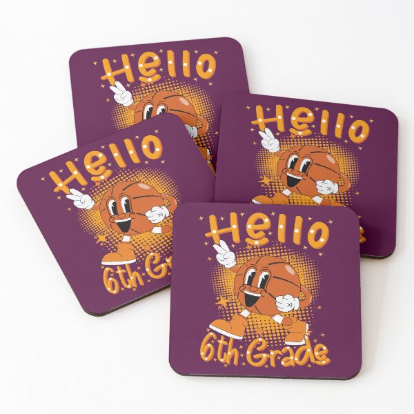 Item preview, Hello 6th Grade Back To School Basketball Teachers and Kids Gift designed and sold by YAHIA-14.
