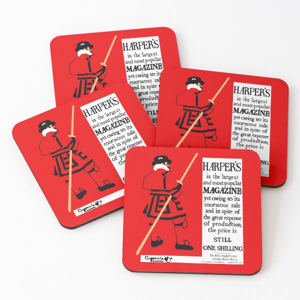 Item preview, Yeoman Warder Beefeater Harper's Magazine Advertisement designed and sold by Pixelchicken.