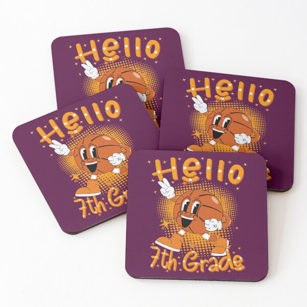 Item preview, Hello 7th Grade Back To School Basketball Teachers and Kids Gift designed and sold by YAHIA-14.