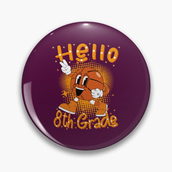 Item preview, Hello 8th Grade Back To School Basketball Teachers and Kids Gift designed and sold by YAHIA-14.