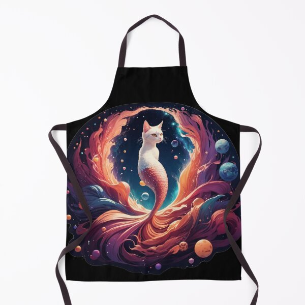 Item preview, Cat Mermaid in Space designed and sold by SirenasWorld.