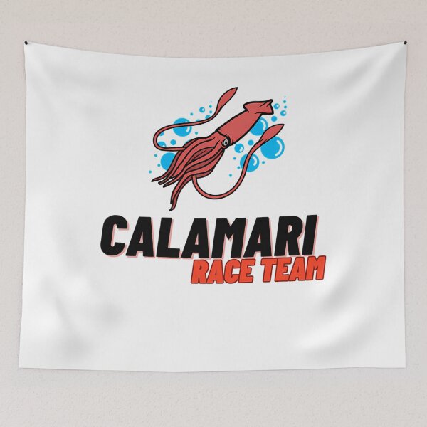 Artikelvorschau, Calamari-Rennteam entworfen und verkauft von CareyArtClot.