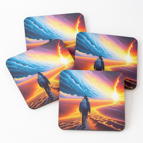 Item preview, Man walking on burning earth designed and sold by M-Y-A-R-T-.