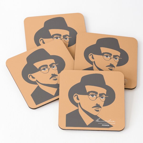 Item preview, Poet Fernando Pessoa, Artwork Nº 12B Peach designed and sold by Bauani.
