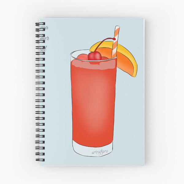 Item preview, Alabama Slammer Cocktail Summer Drink designed and sold by ArtRaftPro.