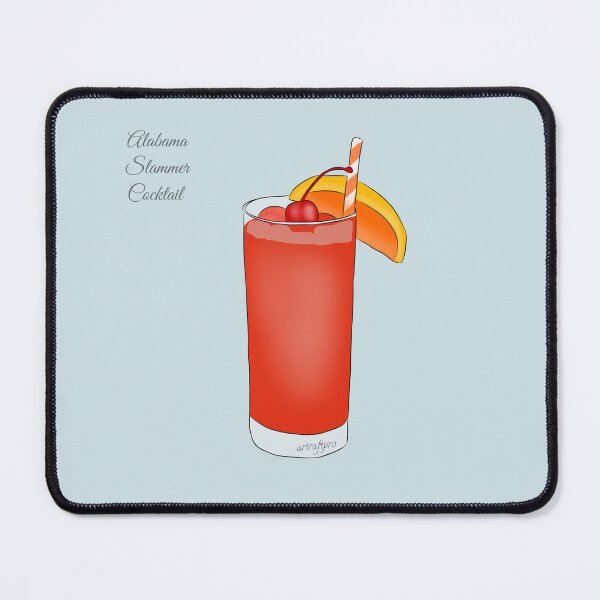 Item preview, Alabama Slammer Cocktail Summer Drink designed and sold by ArtRaftPro.