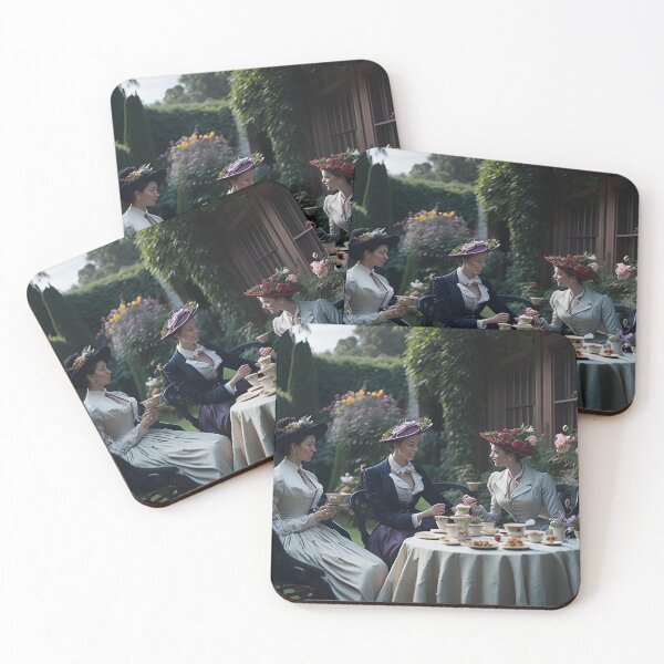Item preview, Tea Time in the Enchanting Victorian Garden designed and sold by BlareBlare.