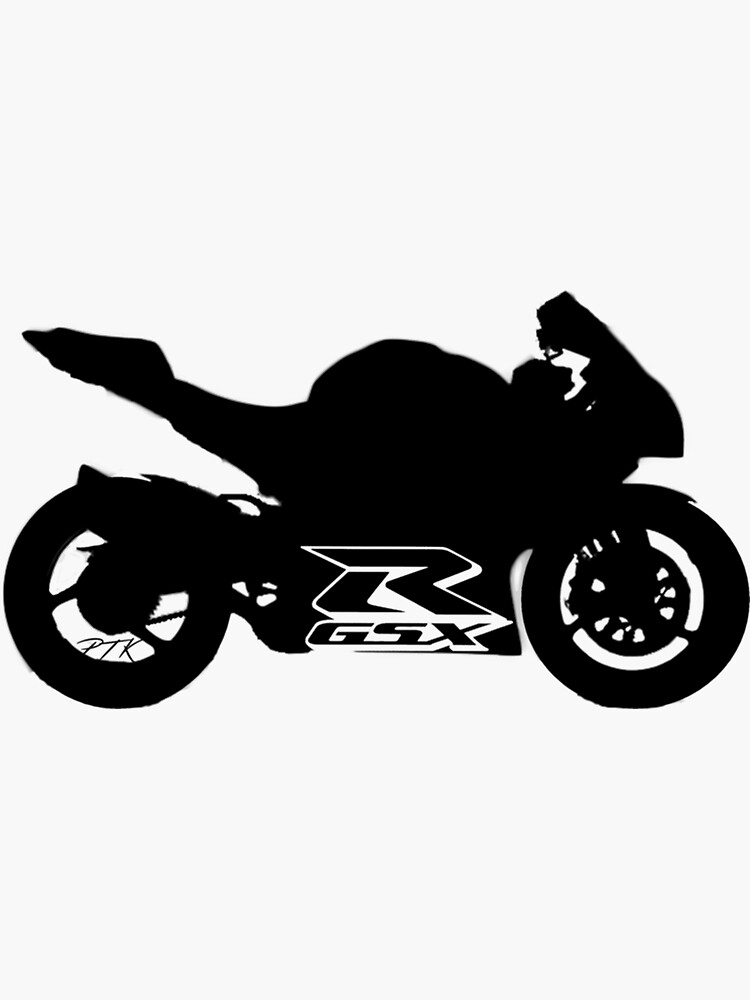 GSXR Silhouette Sticker for Sale by CareyArtClot