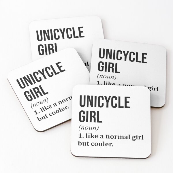 Item preview, Unicycle Girl Definition designed and sold by XCIV.