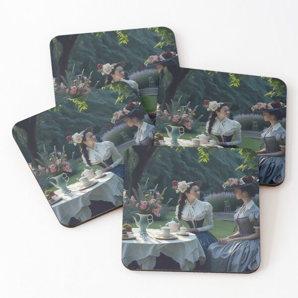 Item preview, Victorian Tea Serenity in the Garden designed and sold by BlareBlare.