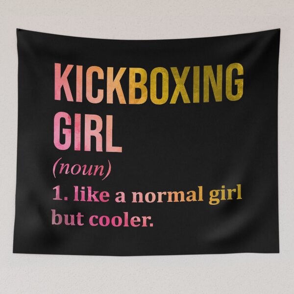 Item preview, Kickboxing Girl Definition in Watercolor designed and sold by XCIV.