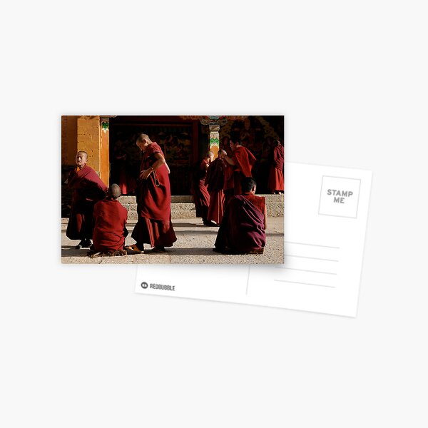 Monks Postcard
