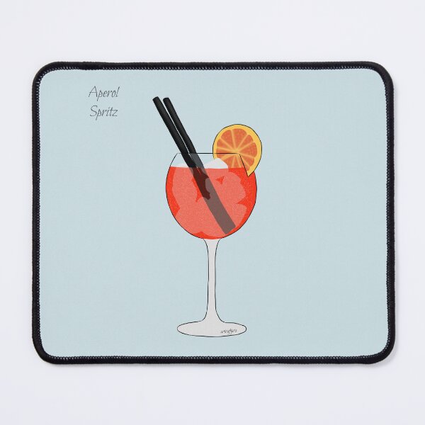 Item preview, Aperol Spritz Cocktail Summer Drink designed and sold by ArtRaftPro.