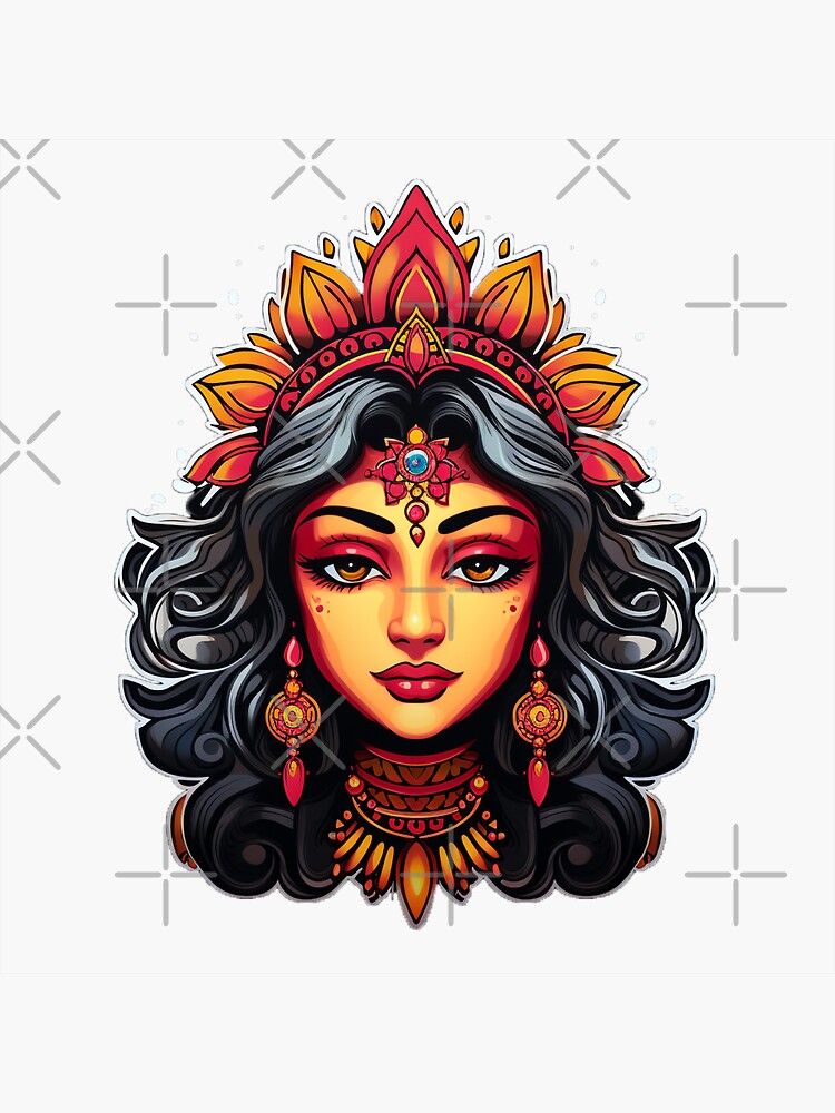 Hindu God over Lotus by Michele Wortman: TattooNOW