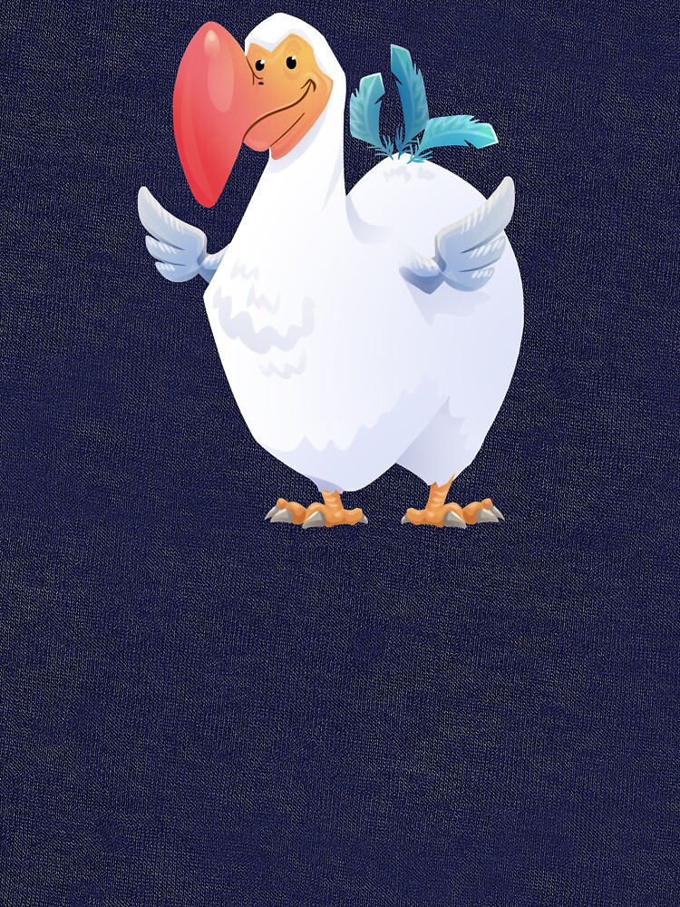 Thumbnail 7 of 7, Tri-blend T-Shirt, Cute Dodo Bird (Dododex for Ark: Survival Evolved) designed and sold by dododex.