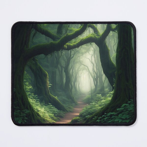 Item preview, Enchanted mysterious mossy forest designed and sold by ArtyBuys.