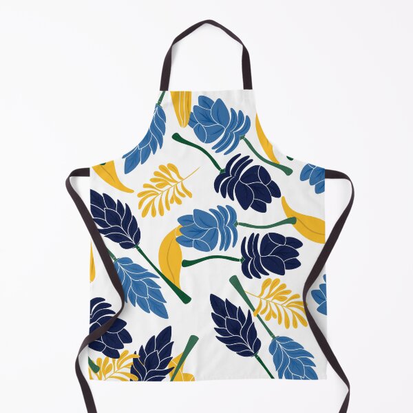 Item preview, Flowers Mix Pattern Blue Geln designed and sold by HeartPieces.