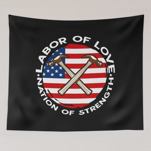 Item preview, LABOR OF LOVE NATION OF STRENGTH CARPENTER, Carpenters , Carpentry designed and sold by Tee Hub.