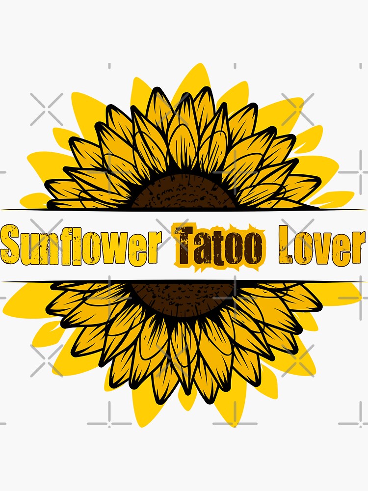 Sunflower Tattoo Design — LuckyFish, Inc. and Tattoo Santa Barbara