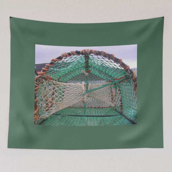 Item preview, Inside A Lobster Creel - Ullapool Harbour, Scotland designed and sold by lezvee.