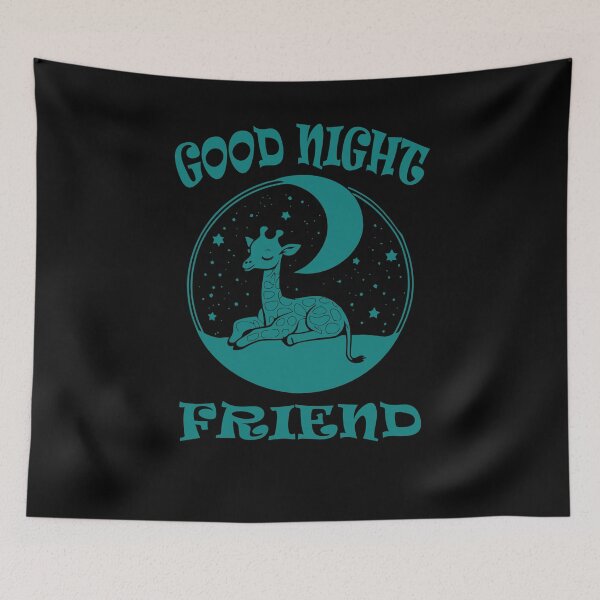 Item preview, Goodnight Giraffe - Teal designed and sold by Soulemotion.