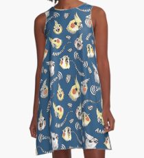 Cockatiel Screm A-Line Dress