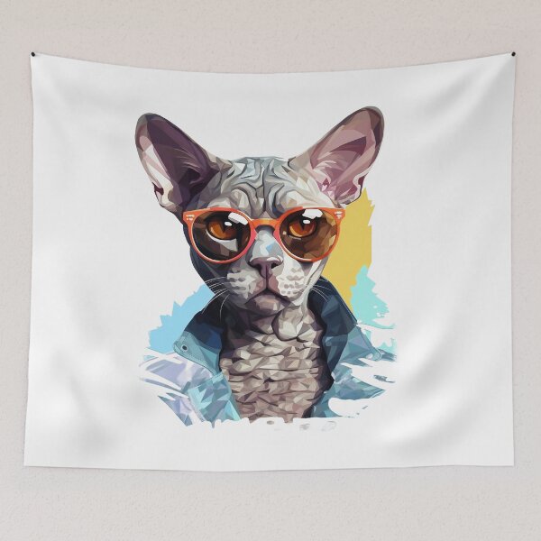 Item preview, Streetwise Devon Rex Vibes | Cat Lovers designed and sold by DarcoDesigns.