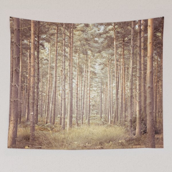 Item preview, Pine trees in forest designed and sold by assaf.