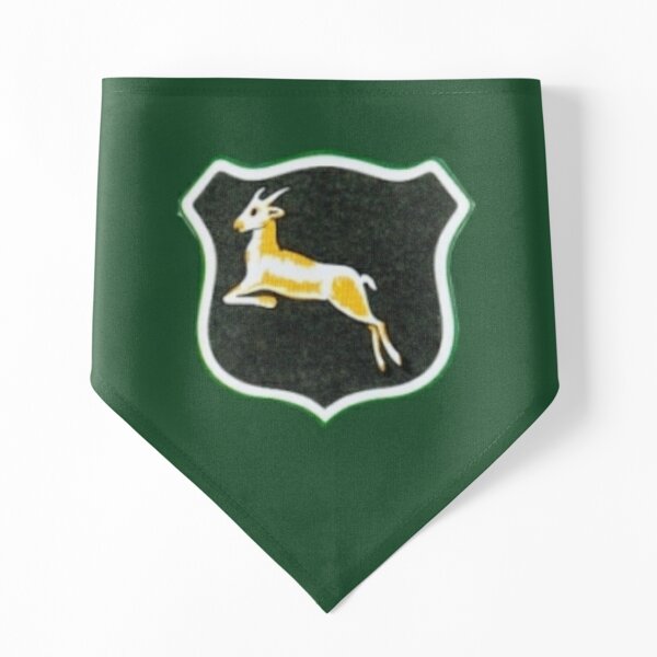 Springbok Rugby supporter gear Pet Bandana for Sale by Xhamela