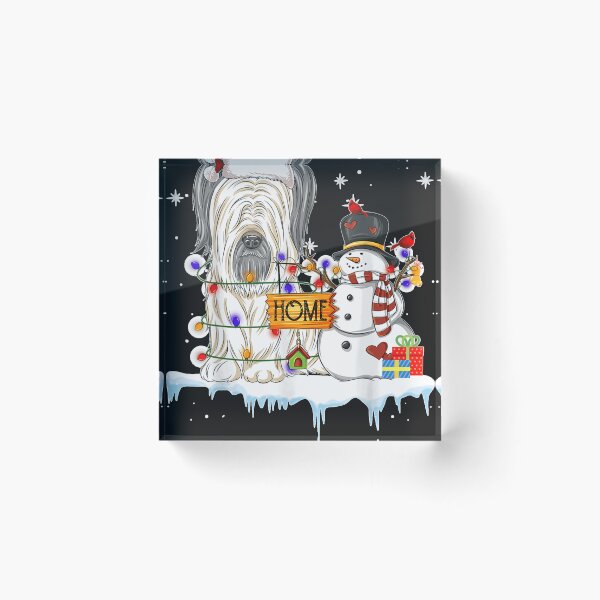 Item preview, Funny Skye Terrier Dog Christmas Snowman Xmas Lights Pajama designed and sold by petrolervied.