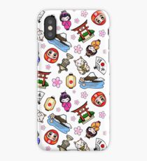 Japan Mania pattern iPhone Case