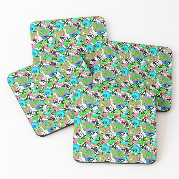 Item preview, Multicolored pattern with latin letters designed and sold by fuzzyfox.