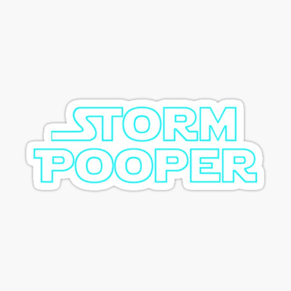 Vista previa del artículo con la obra «Storm Pooper - Referencia de película espacial», diseñado y vendido por amoryhughes.