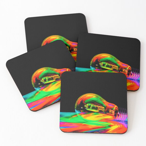Item preview, Bulb Reflecting Psychedelic Colors designed and sold by ea-photos.