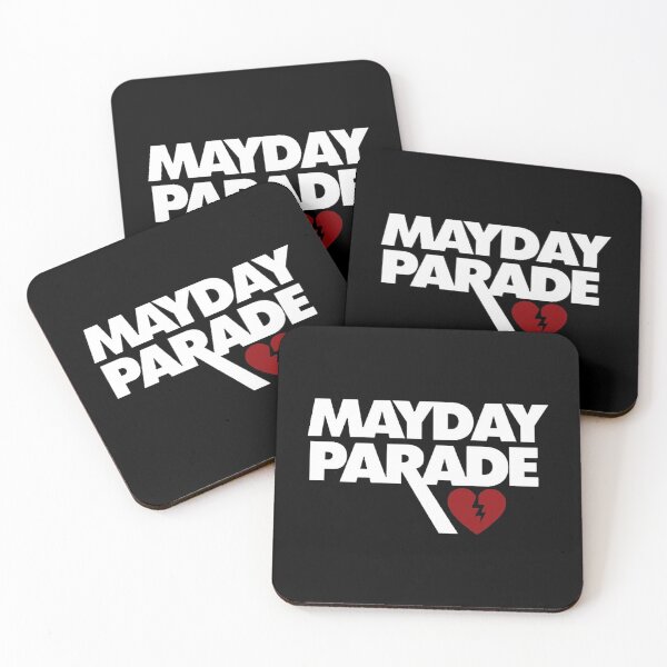 Item preview, white mayday parade logo designed and sold by baineswhites.