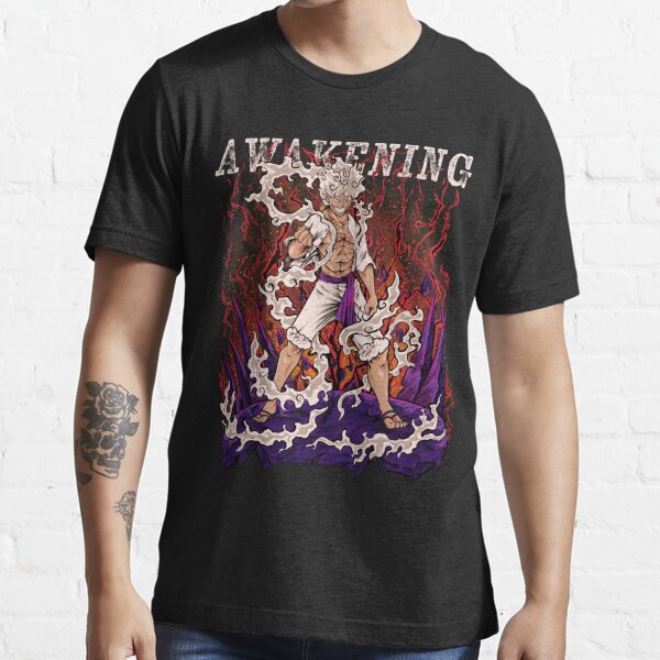 Awakening Gear 5 Luffy  Essential T-Shirt for Sale by herocloth