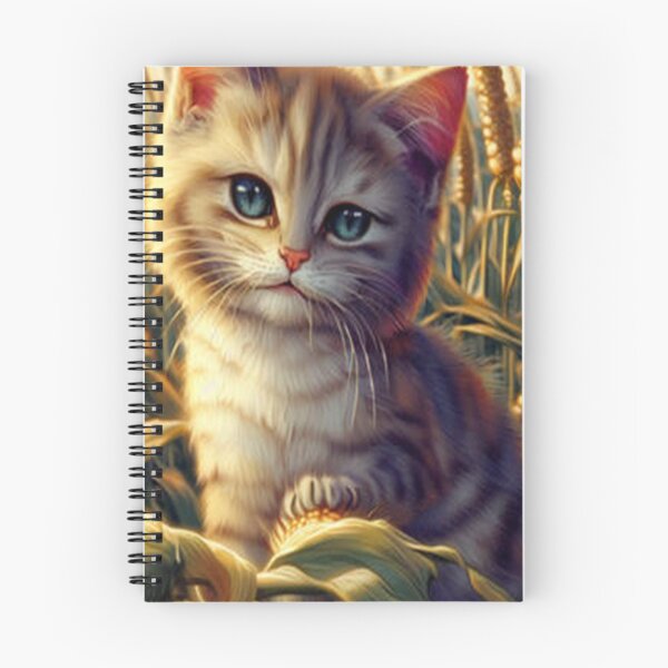 Item preview, Cute cat in corn field hyperdetailed designed and sold by ErmintrudeCiara.