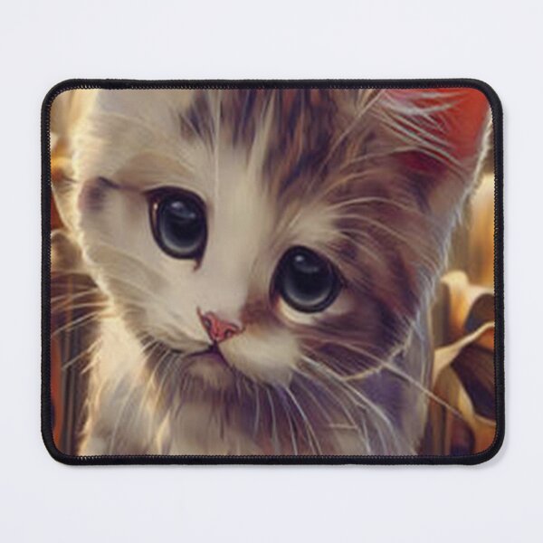 Item preview, Cute cat in corn field hyperdetailed designed and sold by ErmintrudeCiara.