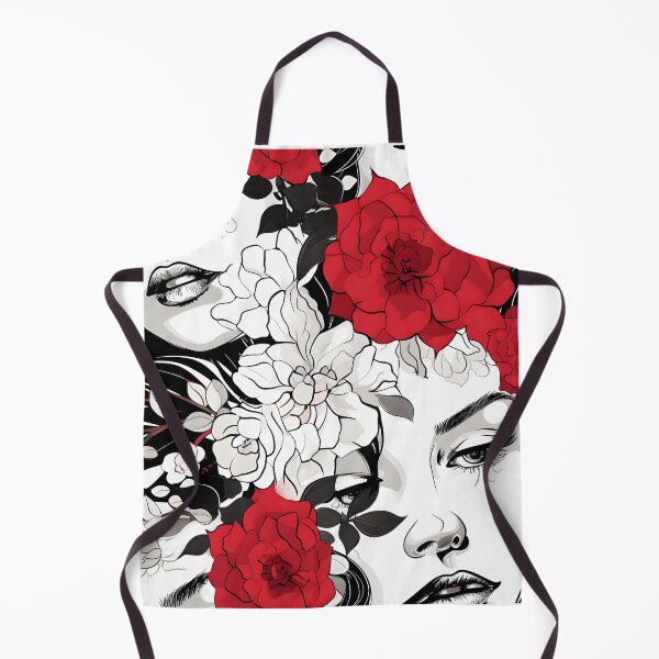 Item preview, Female face and flowers designed and sold by PattiArt22.