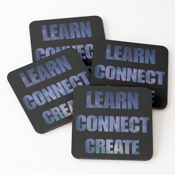 Item preview, Learn connect create  designed and sold by SidTastic .