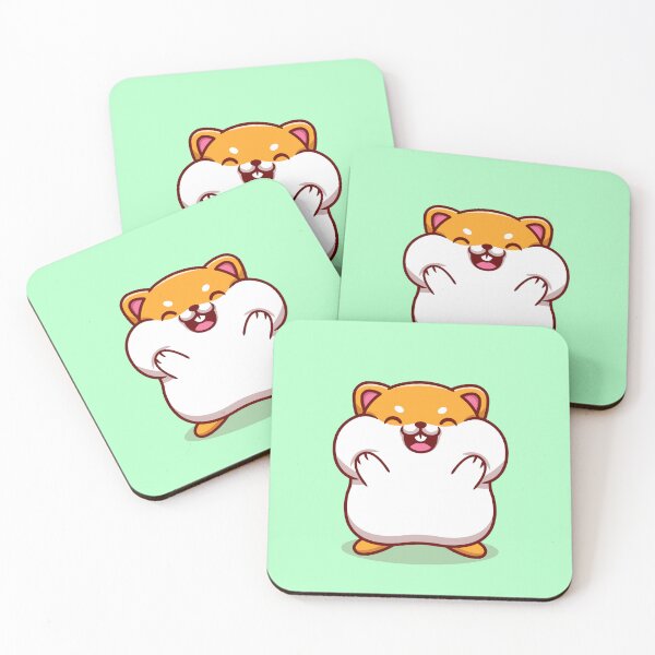 Item preview, "Cheeky Charm: Cute Hamster Holding Cheek Cartoon" designed and sold by hjian8219.